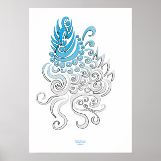 Blue Boddhisatva Poster