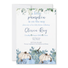 Blue Boho ein kleiner Kürbis ist unterwegs