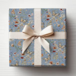 Blue Boho Wildblume Geschenkpapier<br><div class="desc">Blue Boho Wildblume Wrapping Paper. Mit dem Boho Butterfly & Wildblume Wrapping Paper, einem wunderschön gestalteten Instrument, das Ihren Babyduschgeschenken Charme und Eleganz verleiht, fühlen Sie sich wie zu Hause. Der weiche, staubige blaue Hintergrund ist mit anmutigen Schmetterlingen, Vintagen Wildblumen, getrockneten Gräsern und sanftem, grünem Blattwerk geschmückt, was eine zeitlose...</div>