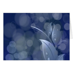 Blue Bokeh-Blätter
