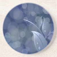 Blue Bokeh-Blätter