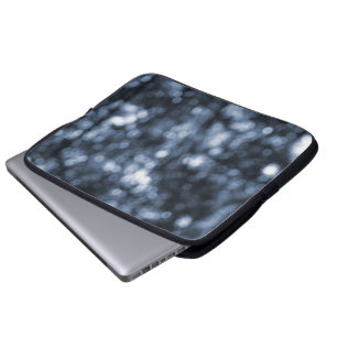 Blue Bokeh Computer Sleeve