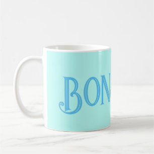 Blue Bonjour Aqua Tasse