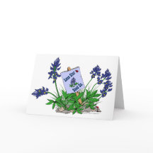 Blue Bonnets Wildblumen Greetings von TEXAS