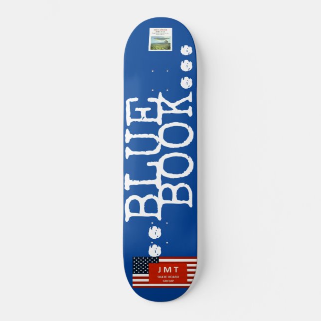 BLUE BOOK Skateboard (Vorderseite)