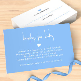 Blue Books for Baby Ticket for Baby Boy Shoy Mitteilungskarte