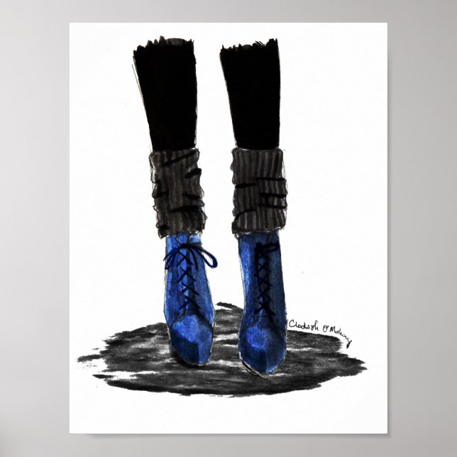 Blue Boots Poster (Vorne)