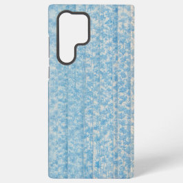 Blue Botanical Stripe Phone Case Samsung Galaxy Hülle
