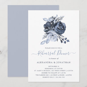 Blue Bouquet   Probe mit floralen Produkten Einladung