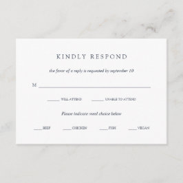 Blue Bouquet | UAwg für Blumenzehen RSVP Karte