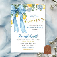 Blue Bow Amalfi Lemon Das ist Amore Junggesellinne