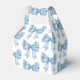 Blue Bow Baby Dusche Geschenkschachtel