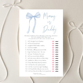 Blue Bow Coquette Boy Mommy oder Daddy Game