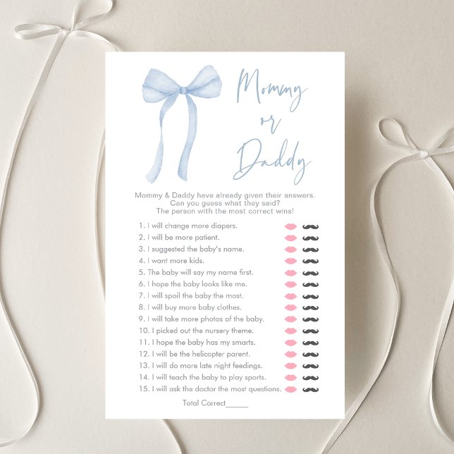 Blue Bow Coquette Boy Mommy oder Daddy Game (Von Creator hochgeladen)