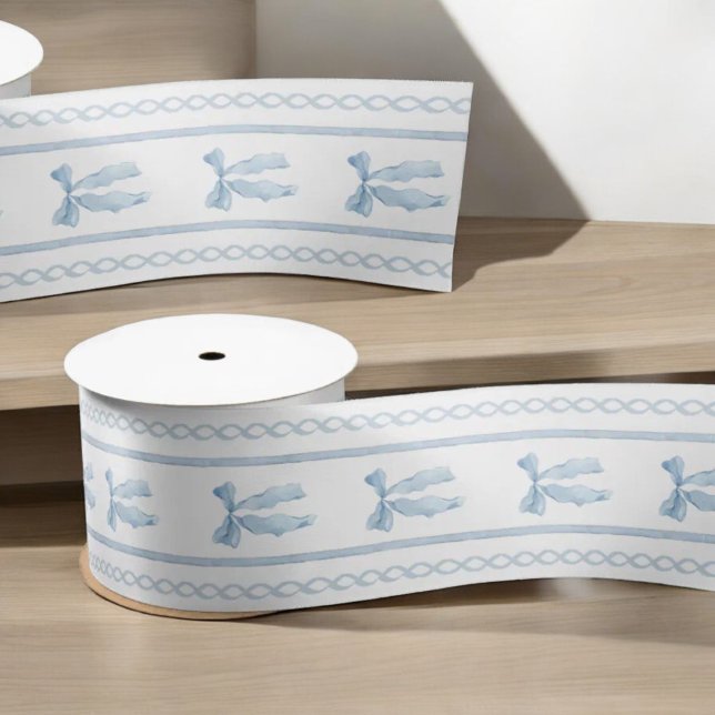 Blue Bow Coquette Geschenk Satinband (Von Creator hochgeladen)
