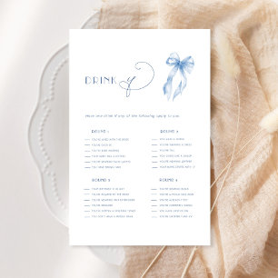 Blue Bow Drink Wenn Junggeselinnen-Abschied Spiel