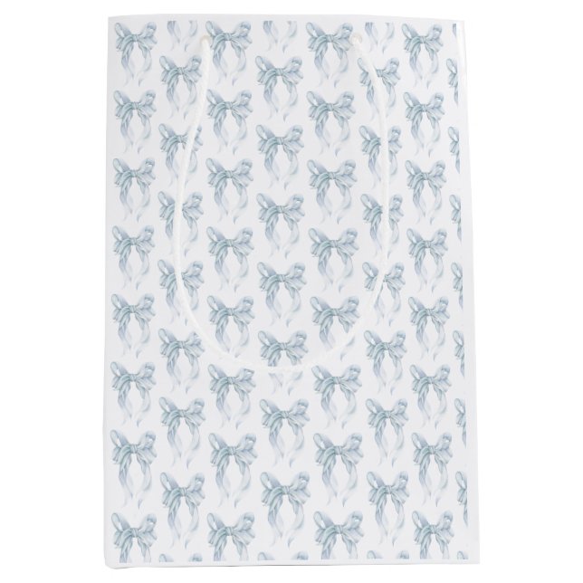 Blue Bow  Mittlere Geschenktüte (Vorderseite)