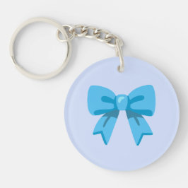 Blue Bow Schlüsselanhänger