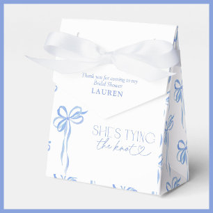 Blue Bow Sie bindet das Brautparty des Knotens Geschenkschachtel