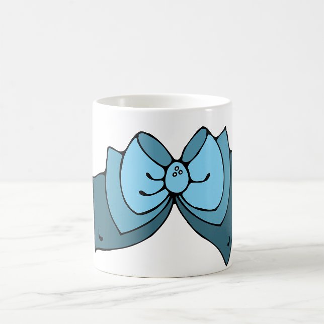 Blue Bow-Tasse Kaffeetasse (Von Creator hochgeladen)