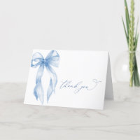 Blue Bow Vielen Dank, dass Sie eine Karte bearbeit