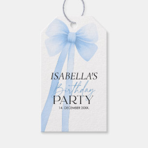 Blue Bow Vielen Dank Geschenkanhänger