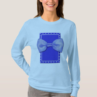 Blue Bowtie Ladys T - Shirt