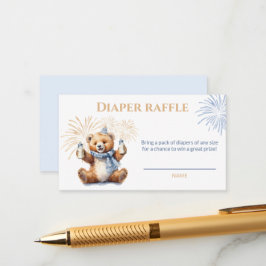 Blue Boy Baby Dusche Windelwaschkarte für Neujahr Begleitkarte