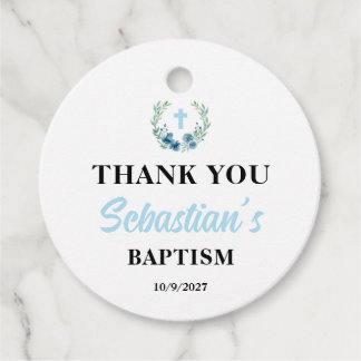 Blue Boy Baptisrunde Geschenkanhänger