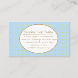 Blue Boy Bird Baby Showbuchanfrage Begleitkarte