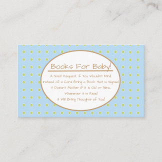 Blue Boy Bird Baby Showbuchanfrage Begleitkarte