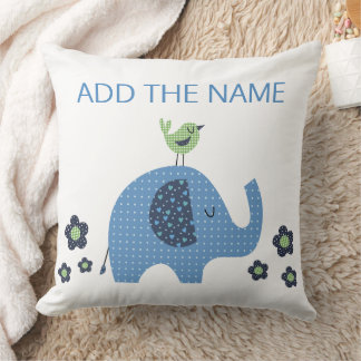 Blue Boy Niedlich Elephant Baby Duschkopf Kissen K