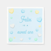 Blue Boy Sweet Ein erster Geburtstag Napkins
