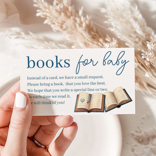 Blue Boy Teddy Bear Books for Baby Shooter Begleitkarte (Von Creator hochgeladen)