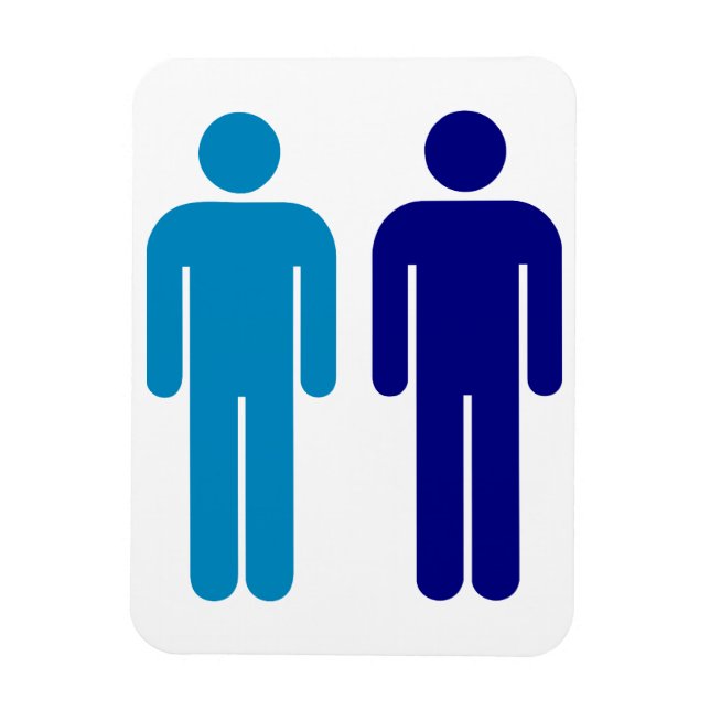 Blue Boys LGBTQ  Magnet (Vertikal)
