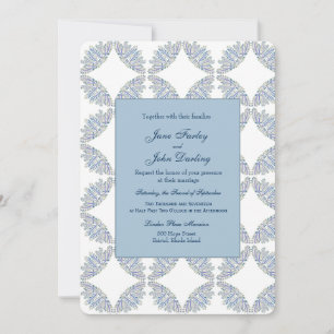 Blue Branches Hochzeitseinladung Einladung