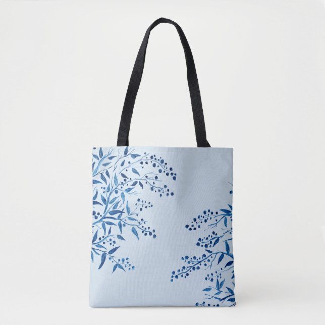 Blue Branches Tote Bag (Vorderseite)
