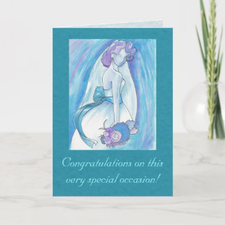 Blue Bride Card Karte