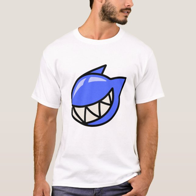 Blue Bubble Gum Cat T-Shirt (Vorderseite)