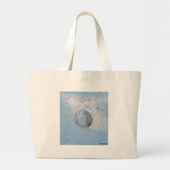 BLUE BUBBLE JUMBO STOFFBEUTEL (Vorne)