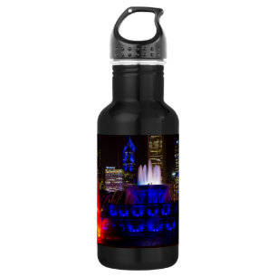 Blue Buckingham Fotain Stainless Steel Water Bot Edelstahlflasche