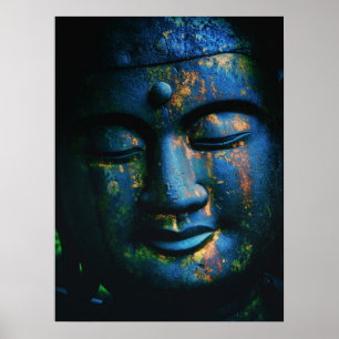 Blue Buddha Ost Frieden Poster