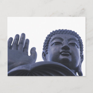Blue Buddha Postkarte