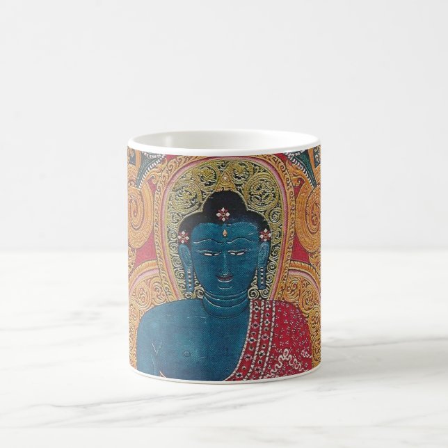 Blue Buddha schöne Tasse (Mittel)