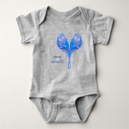Blue Budgie Baby Bodysuit Strampler