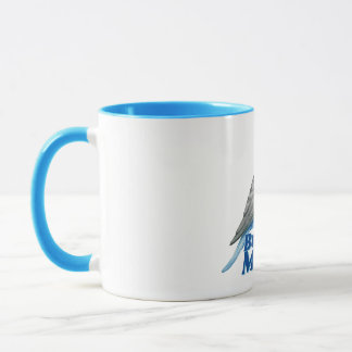 Blue Budgie Mum Tasse