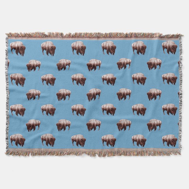 Blue Buffalo Herd Decke (Vorderseite)