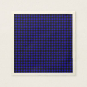 Blue Buffalo Kariert Paper Napkins Serviette