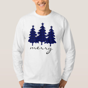 Blue Buffalo Karo Tannenbäume T-Shirt