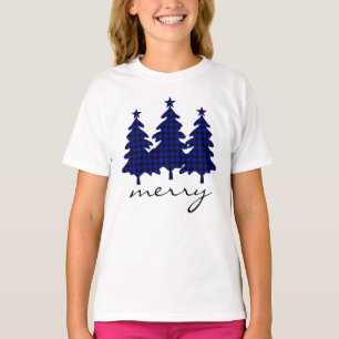 Blue Buffalo Karo Tannenbäume T-Shirt
